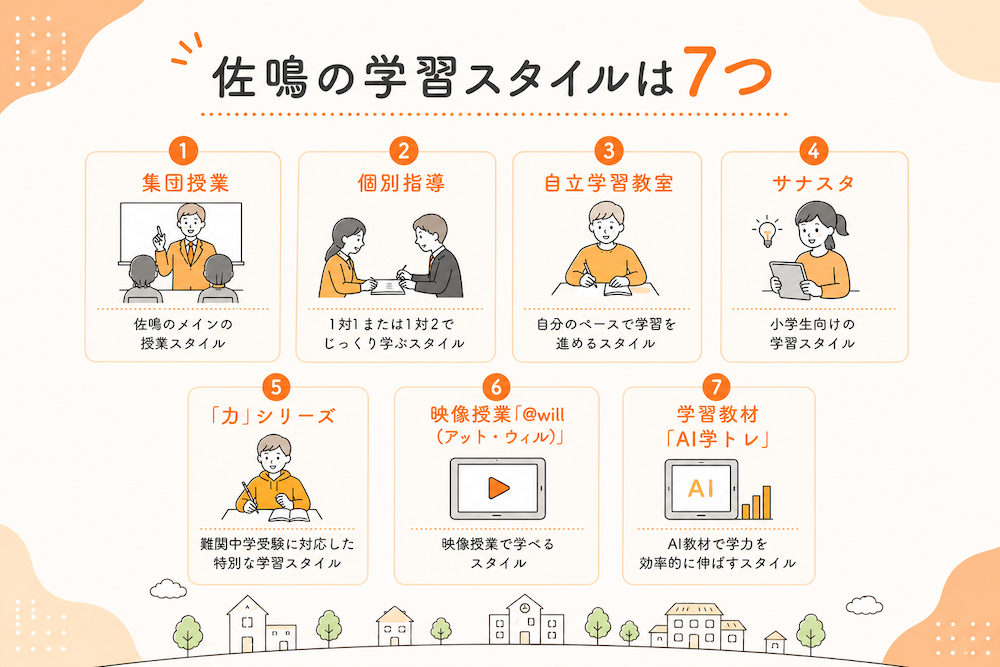佐鳴予備校の学習スタイル